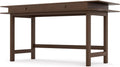 Walnut 60" Dual-Top Wood Desk