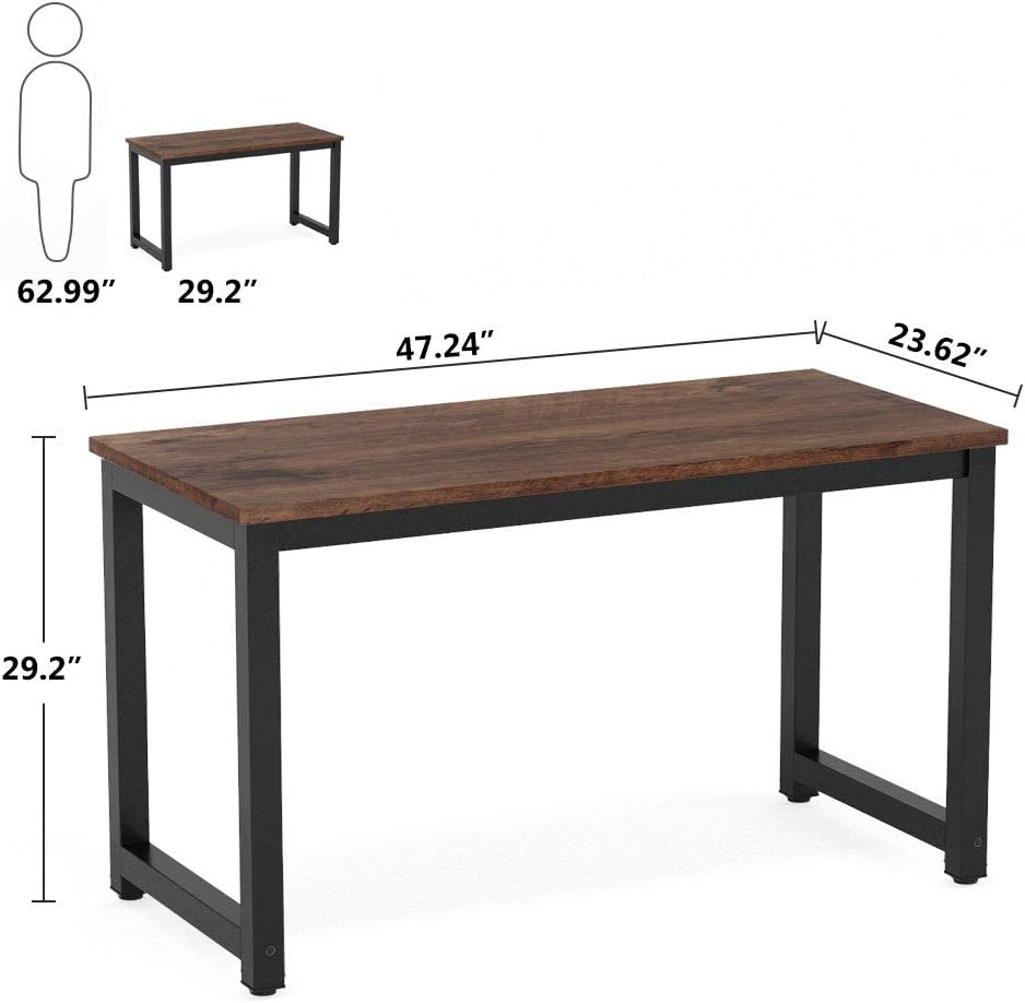 Brown 47" Modern Computer Desk