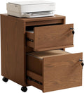 Lockable 2-Drawer Wheeled File Cabinet