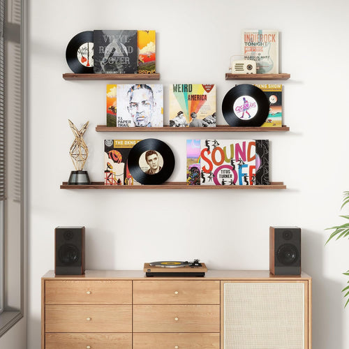 48" Wall Picture Ledge Shelves Set