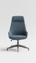 Upholstered Task Chair in Soft Neutral Fabric
